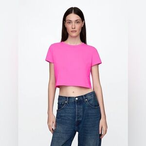 GAP Bright Pink Crop Top